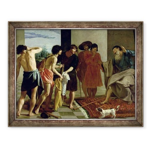 Tablou inramat - Diego Rodriguez de Silva y Velazquez - Haina lui Iosif, 70 x 90 cm