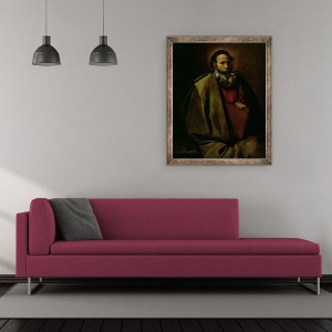 Tablou inramat - Diego Rodriguez de Silva y Velazquez - St. Paul, 50 x 60 cm - Img 2