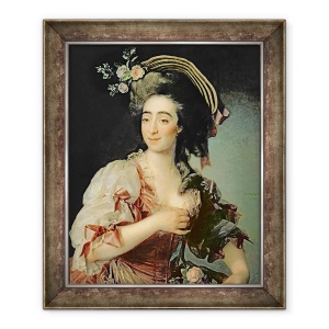Tablou inramat - Dmitri Grigor'evich Levitsky - Portret De Anna Davia-Bernucci, 70 x 85 cm