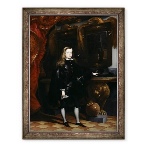 Tablou inramat - Don Juan Carreno de Miranda - Portretul lui Carol al II-lea, 70 x 90 cm
