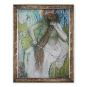 Tablou inramat - Edgar Degas - Femeie pieptanandu-si parul, 70 x 90 cm