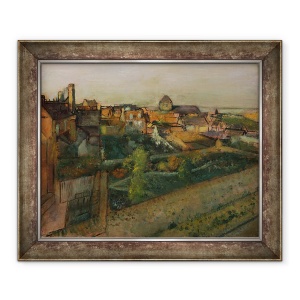 Tablou inramat - Edgar Degas - Vedere de Saint-Valéry-sur-Somme, 50 x 60 cm