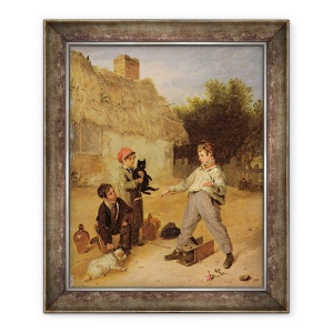 Tablou inramat - Edmund Bristow - Capcana de sobolani, 50 x 60 cm
