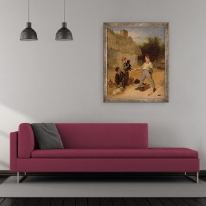 Tablou inramat - Edmund Bristow - Capcana de sobolani, 50 x 60 cm - Img 2