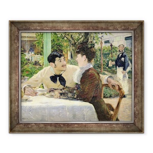 Tablou inramat - Edouard Manet - Gradina lui Pere Lathuille, 70 x 85 cm