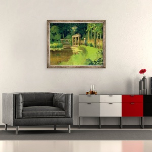 Tablou inramat - Edouard Manet - intr-un parc, 50 x 60 cm - Img 2