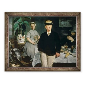 Tablou inramat - Edouard Manet - Pranz in Studio, 60 x 80 cm