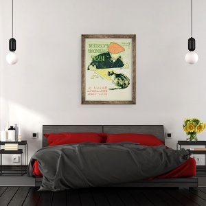 Tablou inramat - Edward Penfield - Calendar poster, pub. de R.H. Russell & Fiul, 60 x 80 cm - Img 3