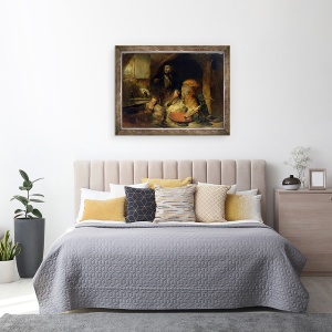 Tablou inramat - Edwin Landseer - Salbaticul, 60 x 80 cm - Img 3