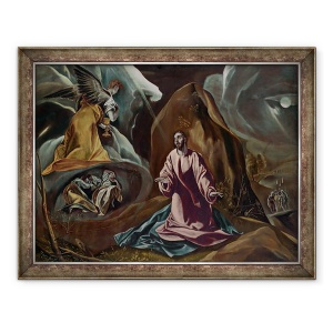 Tablou inramat - El Greco - Agonie in Gradina Ghetsimani, 60 x 80 cm