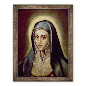 Tablou inramat - El Greco - Fecioara Maria, 60 x 80 cm