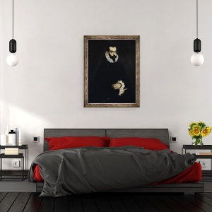 Tablou inramat - El Greco - Portret De Juan Alfonso de Pimentel y Herrera, 60 x 80 cm - Img 3
