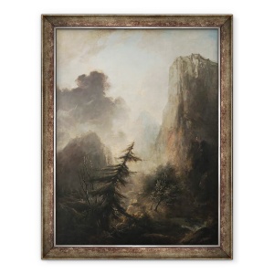 Tablou inramat - Elias Martin - Peisaj cu molid, 60 x 80 cm