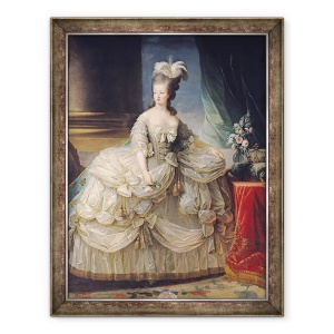 Tablou inramat - Elisabeth Louise Vigee-Lebrun - Marie Antoinette 1755-93 Regina Frantei, 70 x 90 cm