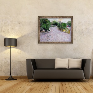 Tablou inramat - Ellen Golla - Vedere dintr-un Flyover, 70 x 90 cm - Img 2