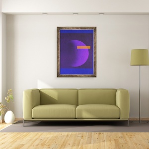 Tablou inramat - Emil Sandberg - Luna in scadere 03, 2020, 60 x 80 cm - Img 2