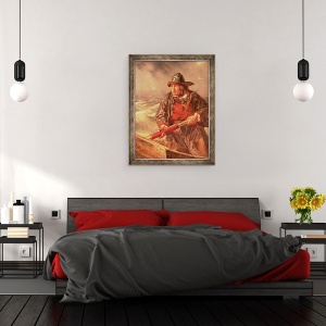 Tablou inramat - Erskine Nicol - The Mariner, 60 x 80 cm - Img 3