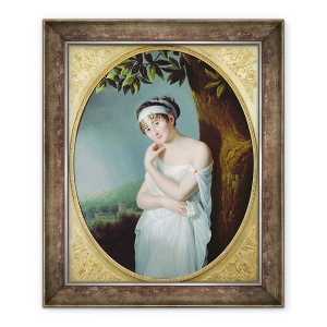 Tablou inramat - Eulalie Morin - Portretul Madame Recamier 1777-1849, 50 x 60 cm