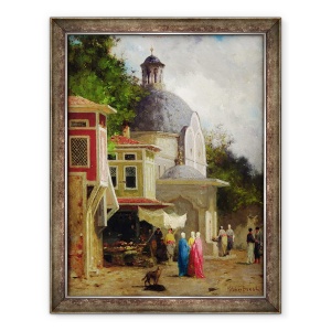 Tablou inramat - Fabius Brest - Constantinople, 70 x 90 cm