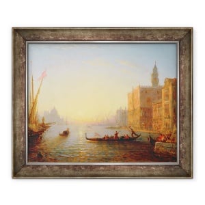Tablou inramat - Felix Ziem - Venetia, 50 x 60 cm