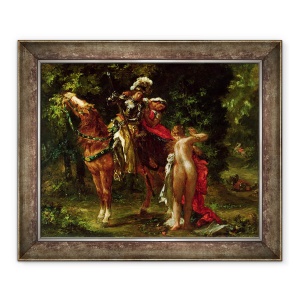 Tablou inramat - Ferdinand Victor Eugene Delacroix - Marphise, 70 x 85 cm