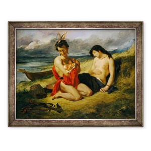 Tablou inramat - Ferdinand Victor Eugene Delacroix - Natchez, 70 x 90 cm