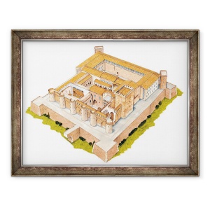 Tablou inramat - Fernando Aznar Cenamor - Aljaferia. Zaragoza, 60 x 80 cm