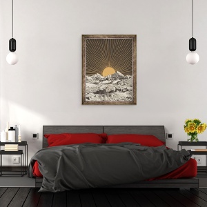 Tablou inramat - Florent Bodart - Peisaj montan 6, 70 x 90 cm - Img 3