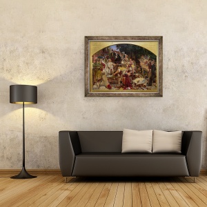 Tablou inramat - Ford Madox Brown - Munca, 70 x 90 cm - Img 2
