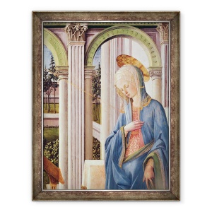 Tablou inramat - Fra Filippo Lippi - Buna Vestire II, 70 x 90 cm