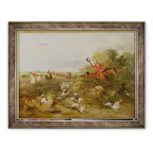 Tablou decorativ înrămat living de Francis Calcraft Turner - plafonarea câinilor