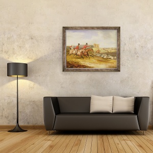 Tablou inramat - Francis Calcraft Turner - Plansul complet, Sala Burlacilor, 70 x 90 cm - Img 2