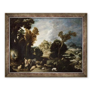 Tablou inramat - Francisco Collantes - Arderea Bush, 70 x 90 cm