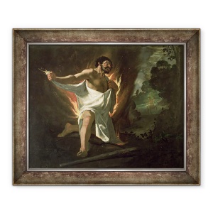 Tablou inramat - Francisco de Zurbaran - Hercule sfasie roba arzatoare, 70 x 85 cm
