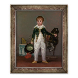 Tablou inramat - Francisco Jose de Goya y Lucientes - José Costa y Bonells murit 1870, Numit Pepito, 50 x 60 cm