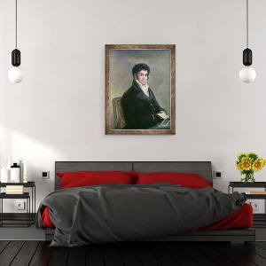 Tablou inramat - Francisco Jose de Goya y Lucientes - Portret De Don Francisco del Mazo, 60 x 80 cm - Img 3