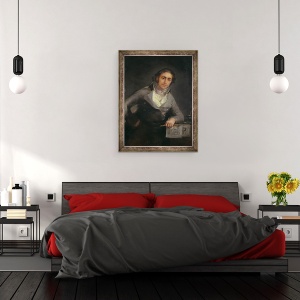 Tablou inramat - Francisco Jose de Goya y Lucientes - Portretul unui barbat, 60 x 80 cm - Img 3
