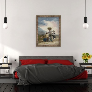 Tablou inramat - Francisco Jose de Goya y Lucientes - toamna, 60 x 80 cm - Img 3
