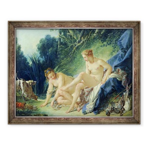 Tablou inramat - Francois Boucher - Diana iese din baie, 70 x 90 cm