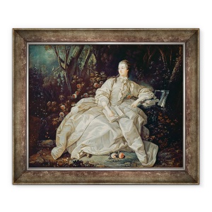 Tablou inramat - Francois Boucher - Madame de Pompadour 1721-64, 50 x 60 cm