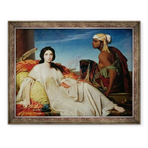 Tablou inramat - Francois Leon Benouville - Esther ca o Odalisca, 70 x 90 cm