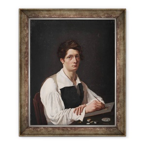 Tablou inramat - François LePage - Autoportret, 70 x 85 cm