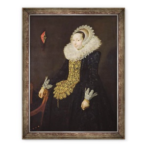 Tablou inramat - Frans Hals - Catarina Ambele van der Eem, 70 x 90 cm