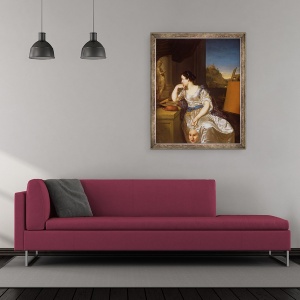 Tablou inramat - Frans van Mieris - Pictura, 70 x 85 cm - Img 2