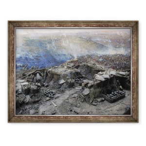 Tablou inramat - Franz Roubaud - Asediul Sevastopolului II, 60 x 80 cm