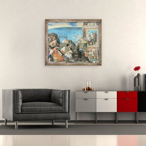 Tablou inramat - Fray Juan Batista Maino - Recuperarea Golfului San Salvador, Brazilia, 50 x 60 cm - Img 2
