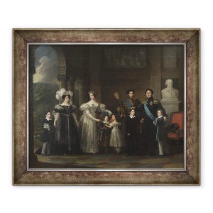 Tablou inramat - Fredric Westin - Familia Bernadotte, 50 x 60 cm