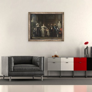 Tablou inramat - Fredric Westin - Familia Bernadotte, 50 x 60 cm - Img 2
