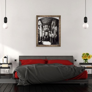 Tablou inramat - French Photographer - Interiorul Palatului Pompeian al Printului Napoleon, 60 x 80 cm - Img 3