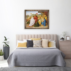 Tablou inramat - Friedrich Overbeck - Adorarea Regilor, 60 x 80 cm - Img 3